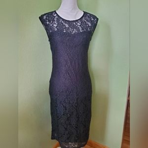 Lovely Day sleeveless black size large dress. Large.